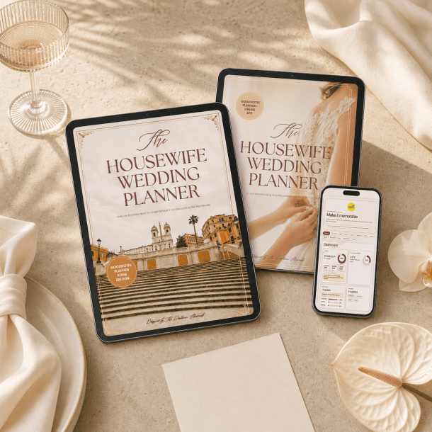 The Housewife Wedding Planning System digital products